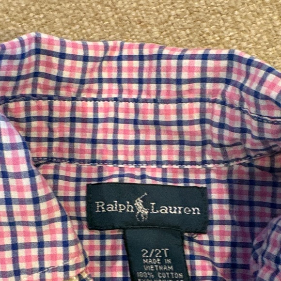 Ralph Lauren Kids Plaid Button-Down Shirt - Picture 2 of 2